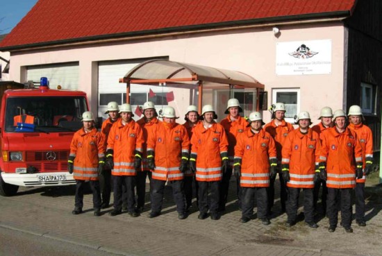 Die Kameraden der Abteilung Michelbach an der Lücke